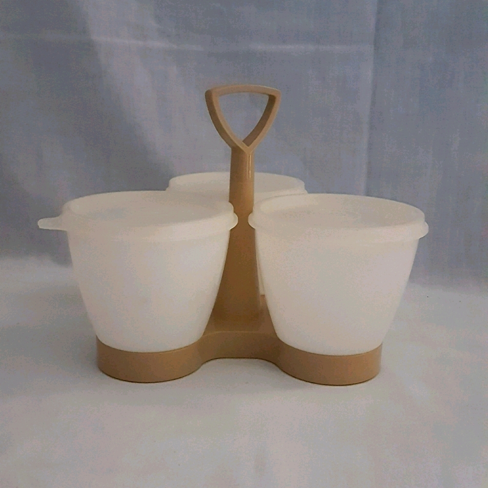 Vintage Tupperware Condiments Caddy